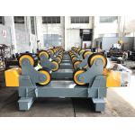 Pipe Welding Rollers With Moving Wheels , 60T Self Aligning Tanks Turning Rolls for sale