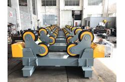 China Pipe Welding Rollers With Moving Wheels , 60T Self Aligning Tanks Turning Rolls supplier