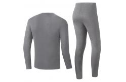 China Long Sleeve T Shirts Heated Thermal Underwear Wireless Remote Control Battery Powered supplier