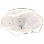 52 Flush Mount Bladeless Ceiling Fan With Light And Remote for sale