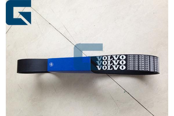 Adjustable EC240 Engine Fan Belt , Rubber Drive Belts Long Life Span VOE21620133