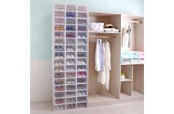 China Portable Lidded Household Shoe Box With Magnetic Collapsible Weight 0.225kg supplier