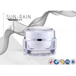 Acrylic PMMA round empty cosmetic jars plastic makeup container 15ml 30ml SR-2302A for sale