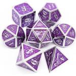 Spider -Man Solid Metal Polyhedral Dice Set DND RPG Luxury Style