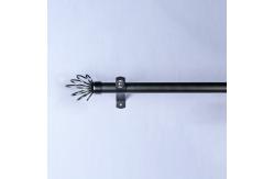 China Elegant Style Modern Extendable Curtain Rod Set Curtain Pole Track Accessories supplier