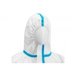 Breathable Antibacterial 65g Disposable Protective Coverall Skin Friendly for sale
