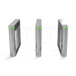 Push Button Swing Arm Turnstile Security Access Control Turnstile Wireless Remote Control for sale