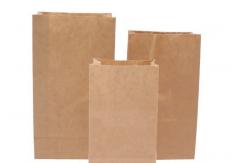 China Biodegradable 14x24x6cm 28gsm Food Grade Paper Bag supplier