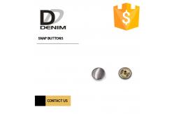China 4 Parts 22L 24L Silver Concealed Metal Press Stud supplier
