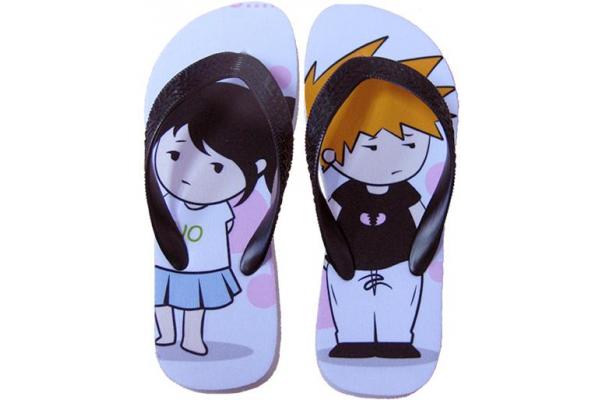 Sublimation Slippers(with outline border)