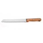 Stainless steel Bread knife with rubber wood for sale