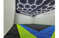 China Rib Industrial Interlocking Floor Tiles 18mm Polypropylene Garage Flooring supplier
