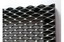 China 2.5mm Thickness Expanded Diamond Mesh Metal Fence With Painting With Frame supplier