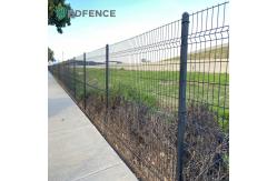 China Pvc Coated 3d Welded Wire Mesh Fence Panel V Bending Curved Garden supplier