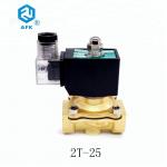 Brass Lpg Shut Off Solenoid , 1 Inch Lp Gas Control Valve For Natural Gas for sale