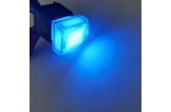 China 15x15mm RGB SPST Illuminated Push Button Switch For Kiosk supplier