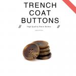 Resin Trench Coat Buttons for sale