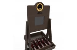 China SGS Wooden Retail Display Stands Gin Display Stand With LCD Screen supplier