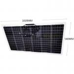 Flexible Photovoltaic Panel 100 Watt Monocrystalline 18V Flexible Solar Charging Panel for sale
