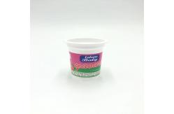 China 125ml plastic yogurt cup with foil lid and plastic lid supplier