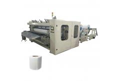 China High Speed And High Quality Commercial Toilet Tissue Paper Rewinding Machine supplier