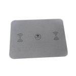 FCC Office PU Leather Mouse Pad Mobile Phone Wireless Charging for sale