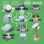High temperature ceramic thermostat thermal cut off switch  KSD301 250V 16A UL TUV CQC ROHS KC for sale