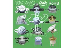 China KSD301 Temperature Limiting Thermostat , Electric Iron Snap Disc Thermostat Switch supplier