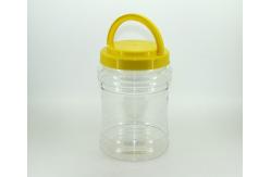 China Food Grade Clear Pet Jars With Handle 190ml , clear plastic jars with lids supplier