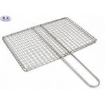 Square Barbecue Grill Wire Mesh , Stainless Steel BBQ Grill Mesh ISO Certificated for sale