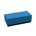 Rectangle Blue French Macaron Paper Gift Box Packaging With Insert Tray