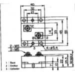 ET127 TRIPPLE DIFFUSED PLANER TYPE HIGH POWER DARLINNGTON  FUJITSU IGBT Power Module for sale
