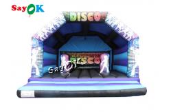 China PVC Tarpualin Dj Inflatable Disco Dome Bouncer For backyard supplier