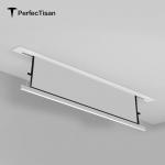 Ceiling Mount Drop Down Screen 4K Automatic Projection Screen Motorized for sale