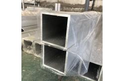 China Mat Anodizing Bending Aluminium Tubing Square Alloy Rectangular Section Tube supplier