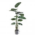 Monstera Artificial Green Plant Hall Living Room Bonsai Landscape wind resistance for sale