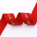 Custom Logo Personalised Printed Ribbon 1 / 2 Inch Width Single Face Style for sale