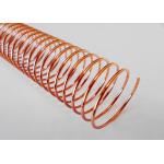 32mm Pitch 4:1 Metal Spiral Binding Coils Electroplated Single Loop for sale