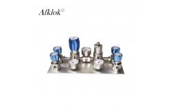 China High Purity Changeover Manifold 316L With Switchover 300 Bar Semi - Automatic supplier