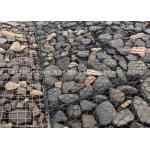 2.0mm Pvc Coated Bridge Protection Woven Gabion Baskets for sale