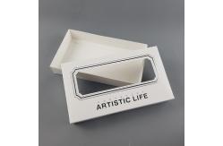 China Printed Paper Box With Clear Lid Custom Clothing Packaging Boxes Factory supplier