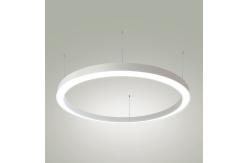 China 2700K-3500K Hanging Circle Led Light 27994lm Linear Suspension Lighting supplier