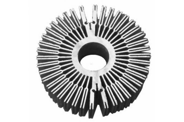 Anodized 6005 / 6060 Aluminum Heatsink Extrusion Profiles For CPU Cooler