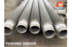 China HIGH FREQUENCY WELDED TP347H HFW SOLID FIN TUBE HEAT EXCHANGER PART supplier