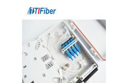 China Low Price Outdoor PLC FTTH 1x4 Fiber Cable Splitter Distribution Box supplier