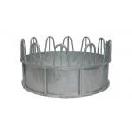 Efficiently Feeding Galvanised Cattle Feeder , Round Bail Feeder For Adult Cattle for sale