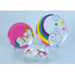 Unicorn Style 3pc 100% Melamine Baby Dinner Set