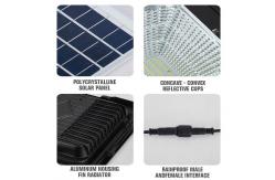 China 200W IP67 waterproof solar powered outside security lights led floodlight supplier