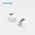20*12.5mm Metal Cabinet Shelf Pins White Furniture Panel Connector For KD Furniture for sale