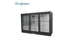 China Mini Undercounter Back Bar Refrigerator LED Control Beverage Fridge Display supplier